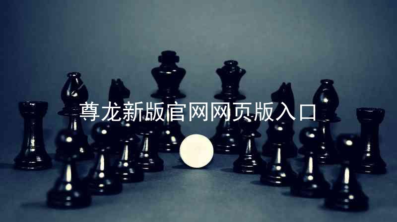 尊龙新版官网网页版入口